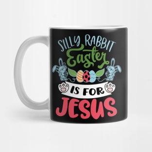 Happy Easter Egg Jesus Bunny Ear for Rabbit Easter Day Eggs Mug